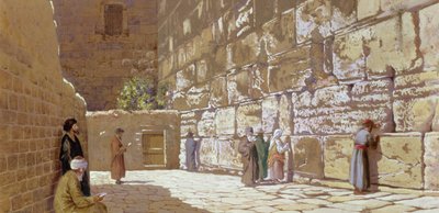 Ağlama Duvarı, Kudüs, 1872 by Charles Robertson