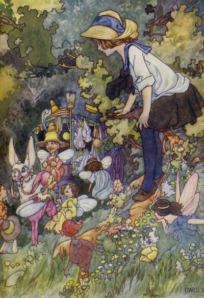 Peri Masalları Ülkesine Bir Bakış (renkli taş) by Charles Robinson