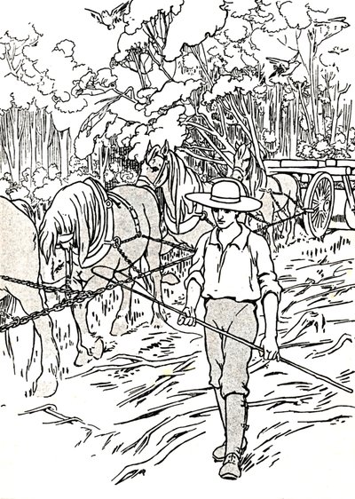 Topraklarını Temizleyen Bir Yerleşimci, 1912 by Charles Robinson
