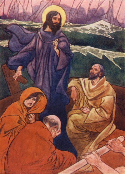 Bunun üzerine öğrenciler kayığın dibine çömeldiler. by Charles Robinson