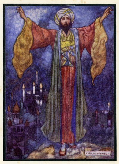 Ömer Hayyam Rubaileri için İllüstrasyon by Charles Robinson