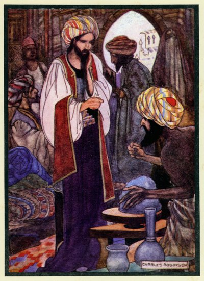 Ömer Hayyam Rubaileri için İllüstrasyon by Charles Robinson