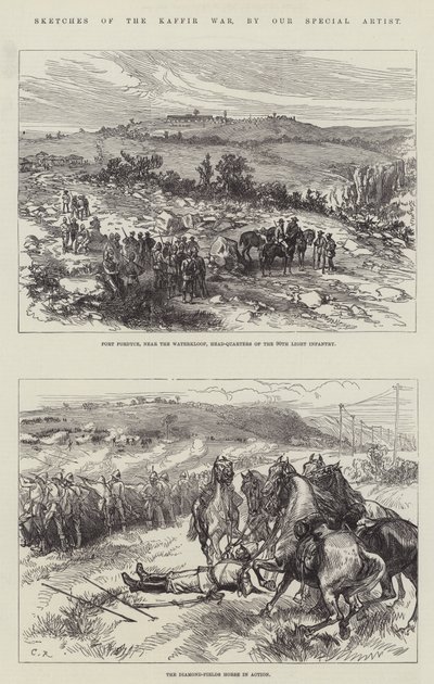 Kafir Savaşı'nın Eskizleri by Sir John Charles Robinson