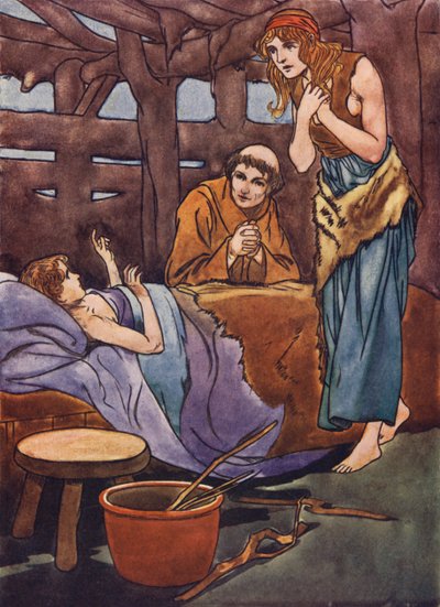 Aziz David ve ölü çocuk by Charles Robinson