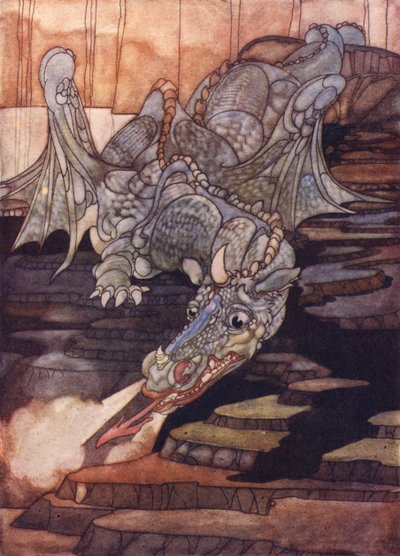 Aziz George tarafından öldürülen ejderha by Charles Robinson