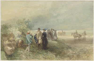 Zuiderzee'nin kıyısında by Charles Rochussen
