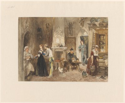 Bir antrede birleşmiş bir kalenin hizmetkarları by Charles Rochussen