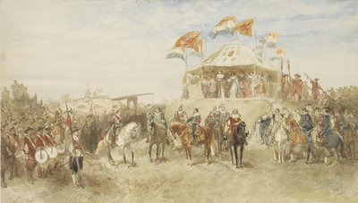 1629'da Frederik Hendrik'e teslim olduktan sonra İspanyol garnizonunun Den Bosch'tan ayrılması by Charles Rochussen