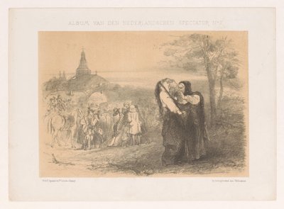 Leonor çaresizlik içinde Hollandalı Seyirci No 7 Albümü (nesne üzerinde başlık) by Charles Rochussen