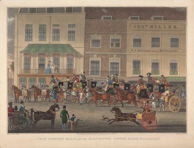 West Country Postaları, Gloucester Coffee House, Piccadilly'de by Charles Rosenberg