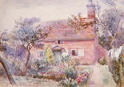 Bir Kır Evi Bahçesi by Charles Rowbotham
