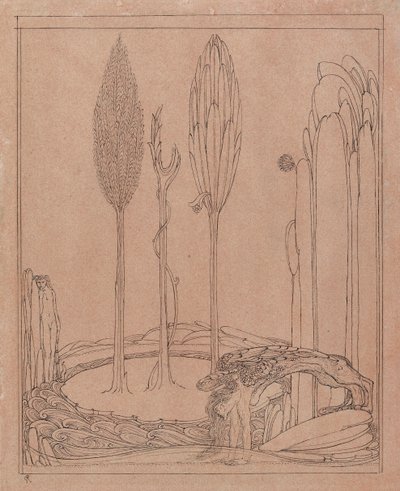 Marge tarafından çömelme, 19. yüzyılın sonlarında by Charles S Ricketts