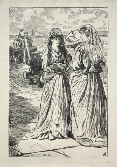 Leydi Nelly - Flört by Charles Samuel Keene