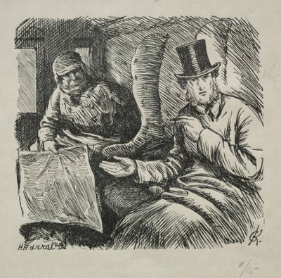 Sigara İçmek Kesinlikle Yasak, 1868. by Charles Samuel Keene