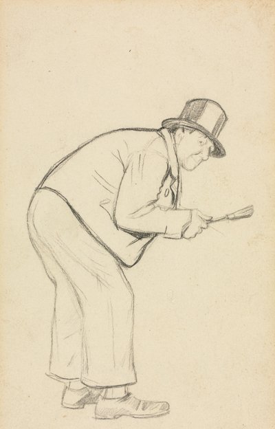 Bir Kadından Nefret Eden Kadın için Çalışma. by Charles Samuel Keene