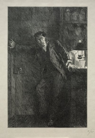 Kürk Astarlı Ceket, 1869. by Charles Samuel Keene