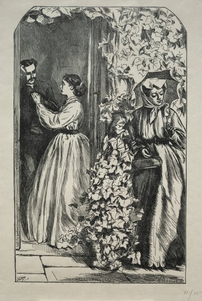 Bir Noel Zamanında Zengin Amcayı Öldürmenin Ne Getirdiği, 1865. by Charles Samuel Keene