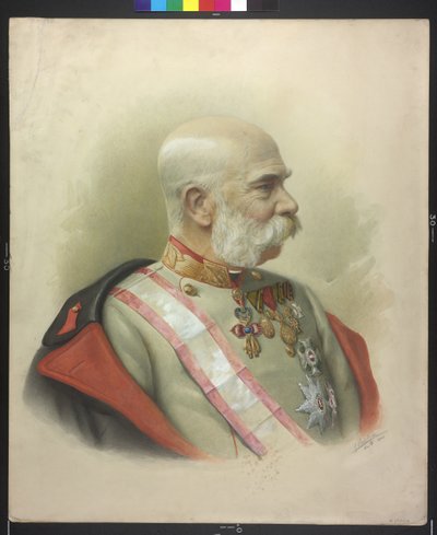Franz Joseph I, sonraki yıllarda Avusturya İmparatoru by Charles Scolik