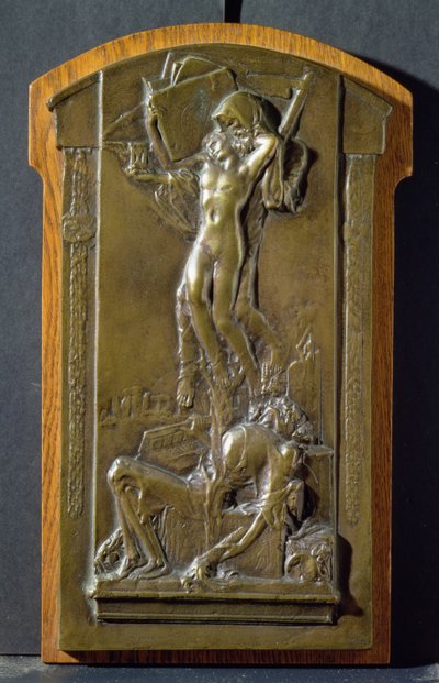 Ölüm ve Bakire, c.1911-12 (bronz) by Charles Sergeant Jagger