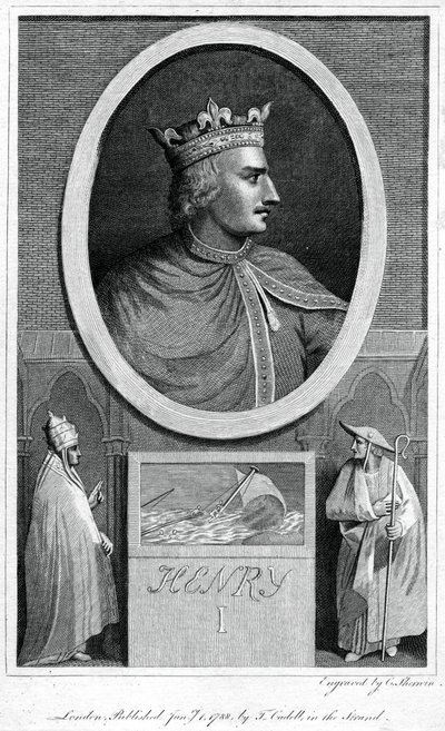 Henry I, İngiltere Kralı, 1788. by Charles Sherwin