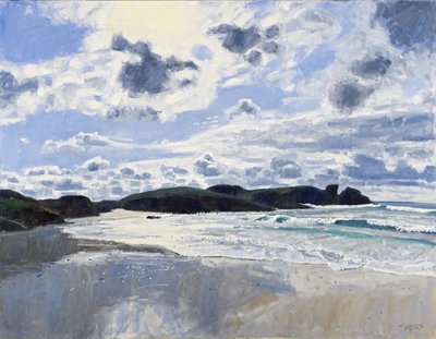Clachtoll, 2010 (tuval üzerine yağlıboya) by Charles Simpson
