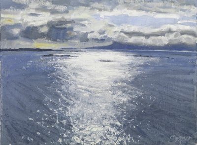 Karanlık Akşam, 2017 (tuval üzerine yağlıboya) by Charles Simpson