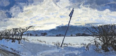 Aralık Öğleden Sonrası, 2011 (tuval üzerine yağlıboya) by Charles Simpson