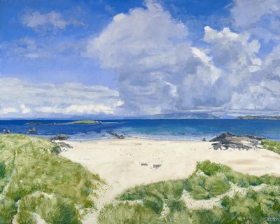 Iona North End, 2015 (tuval üzerine yağlıboya) by Charles Simpson