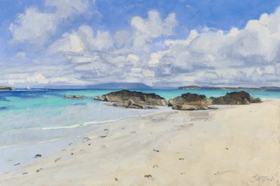 Iona Yazı (Parmak), 2015 (tuval üzerine yağlıboya) by Charles Simpson