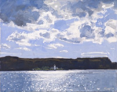 Deniz Feneri, 2017 (tuval üzerine yağlıboya) by Charles Simpson