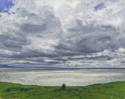 Kuzey Batı Sahili, 2017 (tuval üzerine yağlıboya) by Charles Simpson