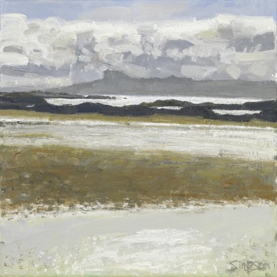 Sgurr, 2016 (tuval üzerine yağlıboya) by Charles Simpson