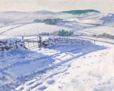 Kar: Tepelerde Sis, 2016 (tuval üzerine yağlıboya) by Charles Simpson