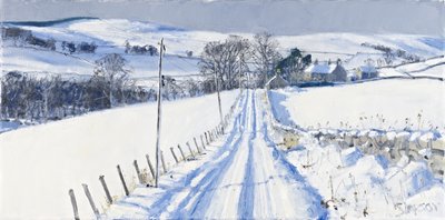 Kar, Newhall, 2010 (tuval üzerine yağlıboya) by Charles Simpson