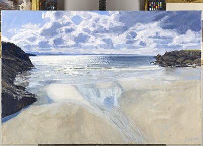 Güney, Achiltibuie Distant, 2011 (tuval üzerine yağlıboya) by Charles Simpson