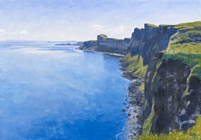 Yaz Kayalıkları, Skye, 2011 (tuval üzerine yağlıboya) by Charles Simpson