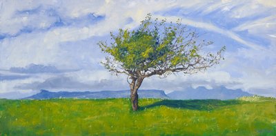 Batı Yakası Ağacı, 2015 (tuval üzerine yağlıboya) by Charles Simpson