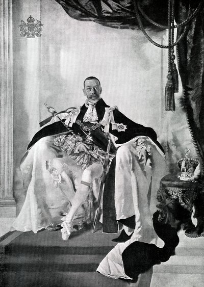 George V, 1924 by Charles Sims