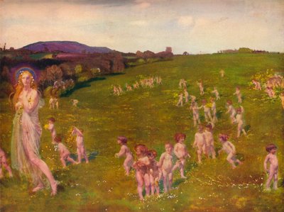 Baharın Gelişi, 1913 by Charles Sims