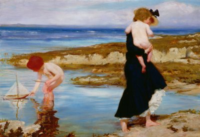 Su Bebekleri, 1903 by Charles Sims