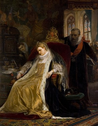 Sorunlu Elizabeth, 19. yüzyılın sonlarında by Charles Soubre