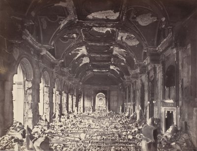 Danıştay Büyük Salonu, Mayıs 1871. by Charles Soulier