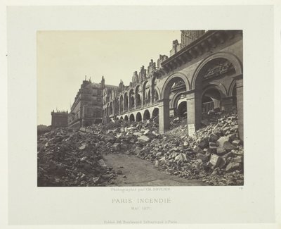 Paris Yangını (Maliye Bakanlığı) by Charles Soulier