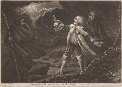 Bay Garrick, Kral Lear Karakterinde - "Kral Lear", Perde III, Sahne V by Charles Spooner