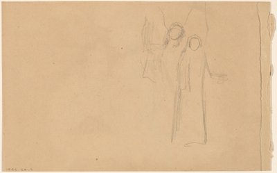 Şekillerin İncelenmesi [verso] by Charles Sprague Pearce