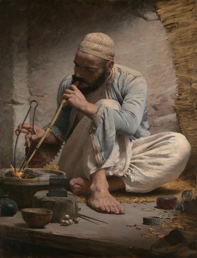 Arap Kuyumcu, ca. 1882. by Charles Sprague Pearce