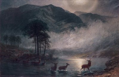 Nehir Geçişi (tuval üzerine yağlı boya) by Charles Stuart