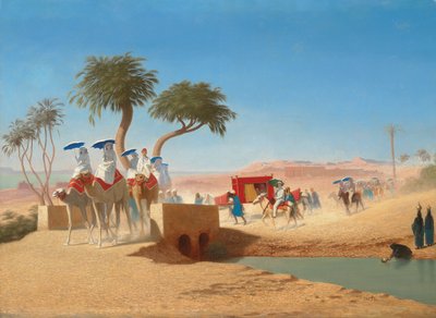 İmparatoriçe Eugenie Piramitleri Ziyaret Eder, by Charles Theodore Frere
