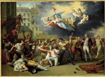 Markiz de Pellepont Katliamı, 14 Temmuz 1789 by Charles Thevenin