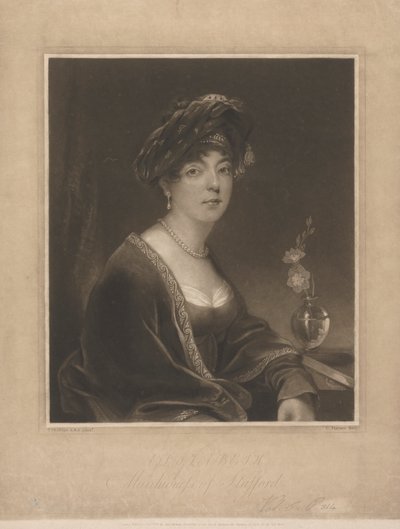 Elizabeth, Stafford Markizi by Charles Turner